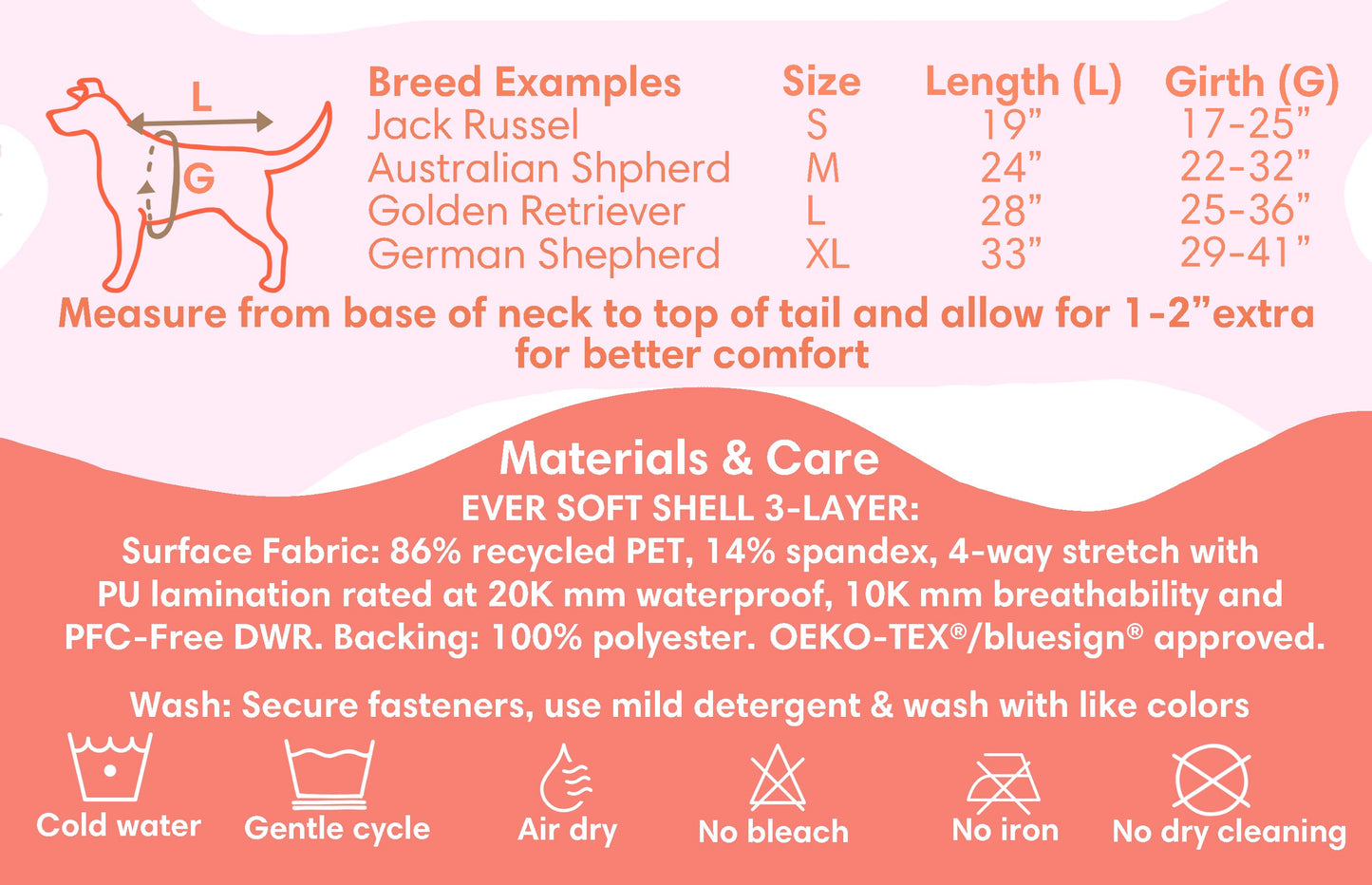 Urban Pup Jacket (w/o utility features)