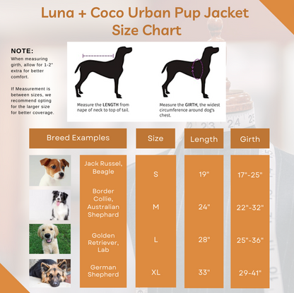 Urban Pup Jacket (w/o utility features)